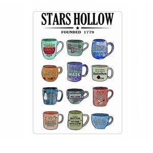 Gilmore Girls Stars Hollow Coffee Magnet